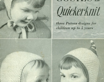 Baby Hats Helmets 3 Styles Sizes Up To 5 Years Knitting Pattern Pdf Instant Download