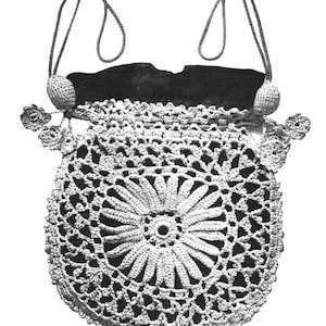 Purse Crochet Pattern Princess Louise Crochet Bag or Opera Bag Pattern