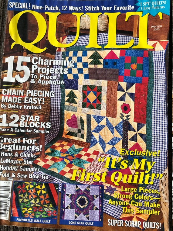 QUILT Magazine Winter 2000 With Charming Patchwork Projects Etsy