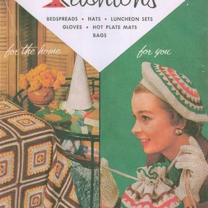 Crochet Fashion & Accessories Purse Hat Doilie Gloves Much More Pattern Book PDF Instant Download
