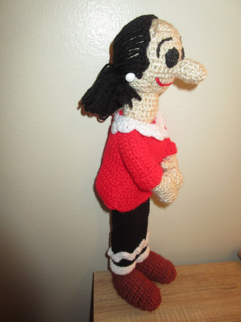 Olive Oyl Doll Crochet Pattern PDF Instant Download - Etsy