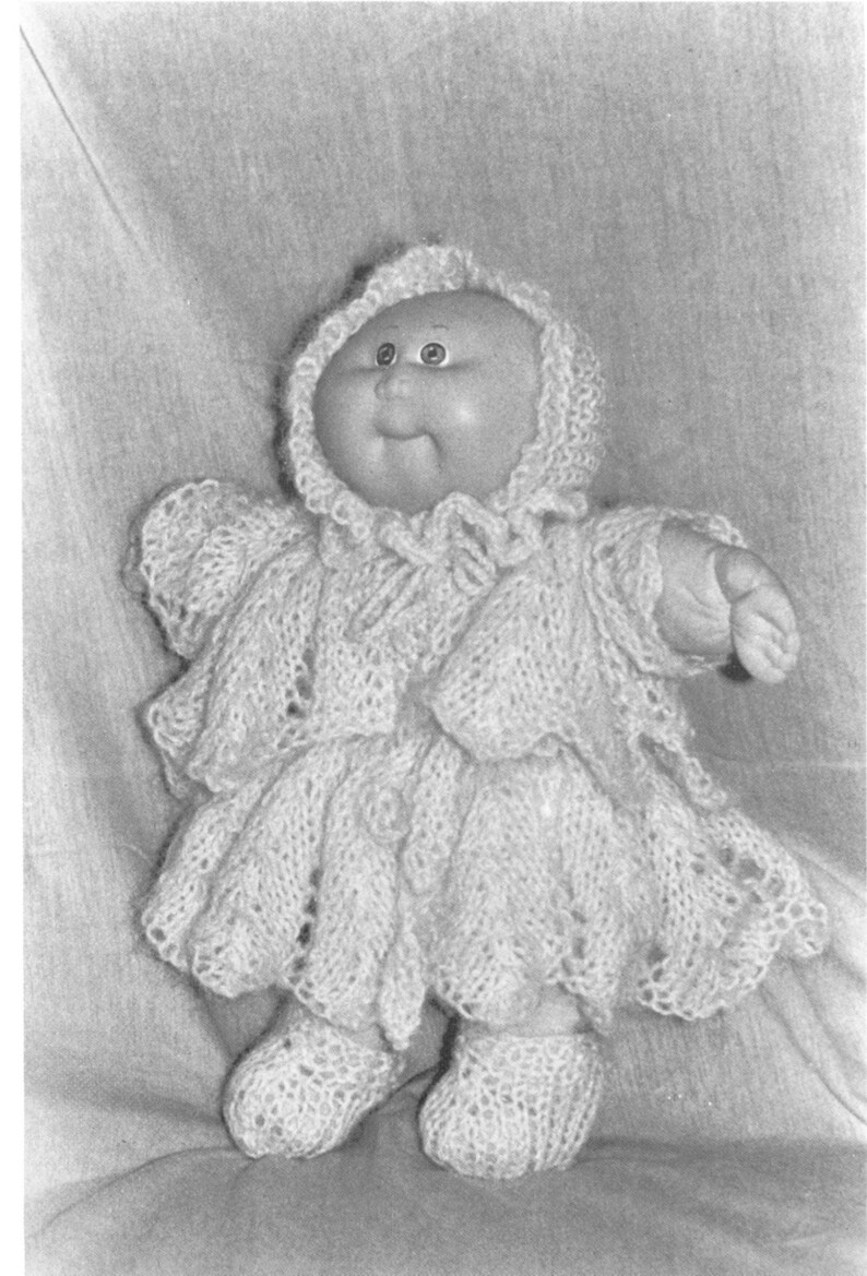 Knitting Pattern for Cabbage Patch Doll 5 Outfits PDF Instant Etsy