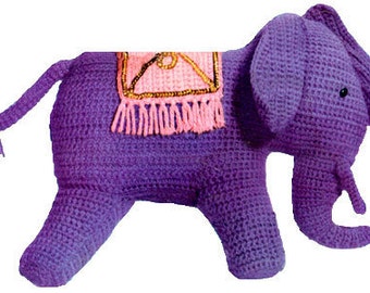 Elephant Stuffed Toy Crochet Pattern PDF Instant Download