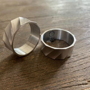 Twisted Dodecagon Aluminum Duck Call Band