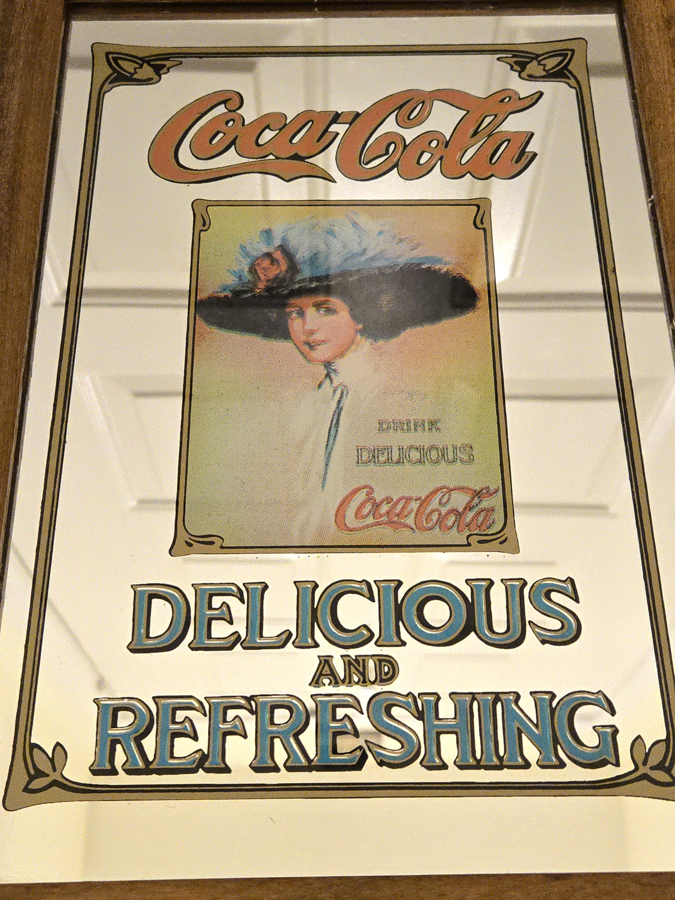 Coca Cola Vintage Mirror - Etsy