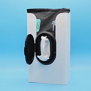 Dispensador discreto de toallitas húmedas para baño: decoración de baño para montaje en pared DWD