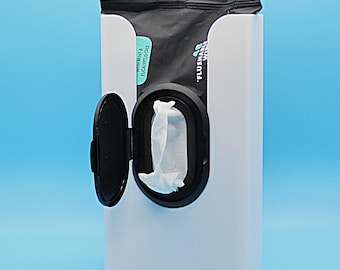 Dispensador discreto de toallitas húmedas para baño: decoración de baño para montaje en pared DWD