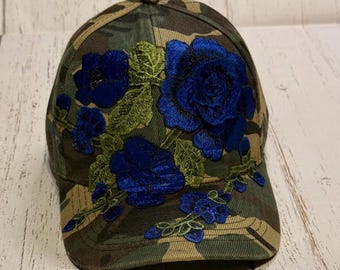 Flower 3D Lace Camouflage Hat, Women's Camo Cap - Etsy