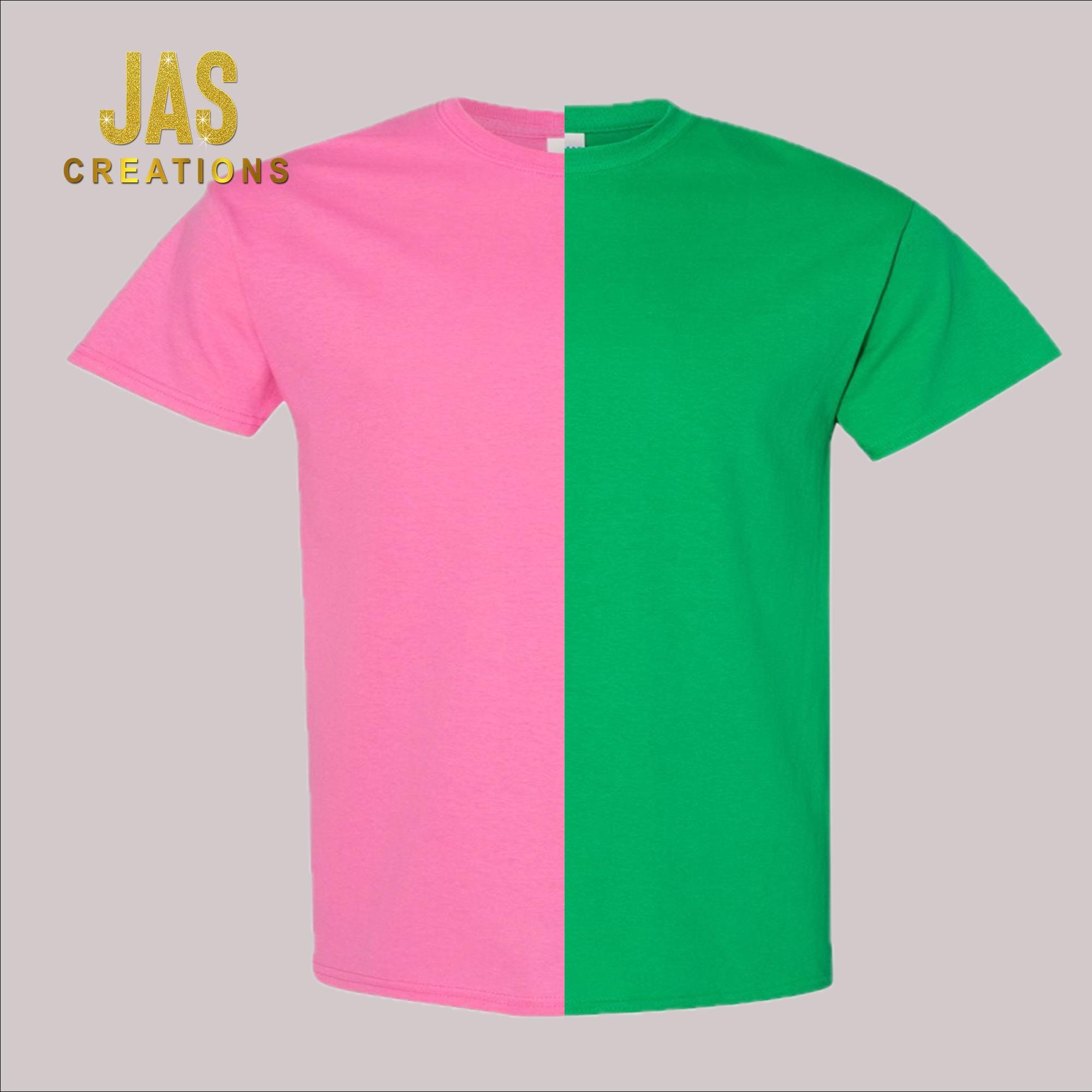 Two Tone Shirt, Half and Half Color Shirt, Dual Tone Split
