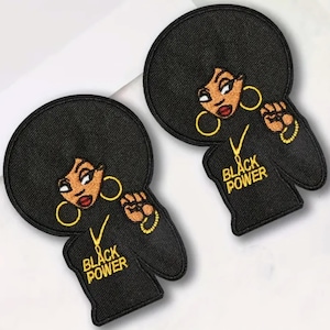 Black Power Iron On Patch, Black Power Patch, Black History, Black Women Patch, Black Girl Patch, Iron on Patch, Sew on Patch, Black Girl