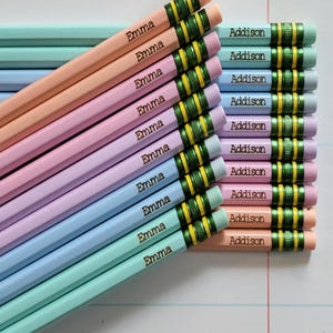 Personalized Ticonderoga #2 Pencils | Back to School Pencils | Engraved Pencils | Teacher Appreciation | Personalized School Supplies