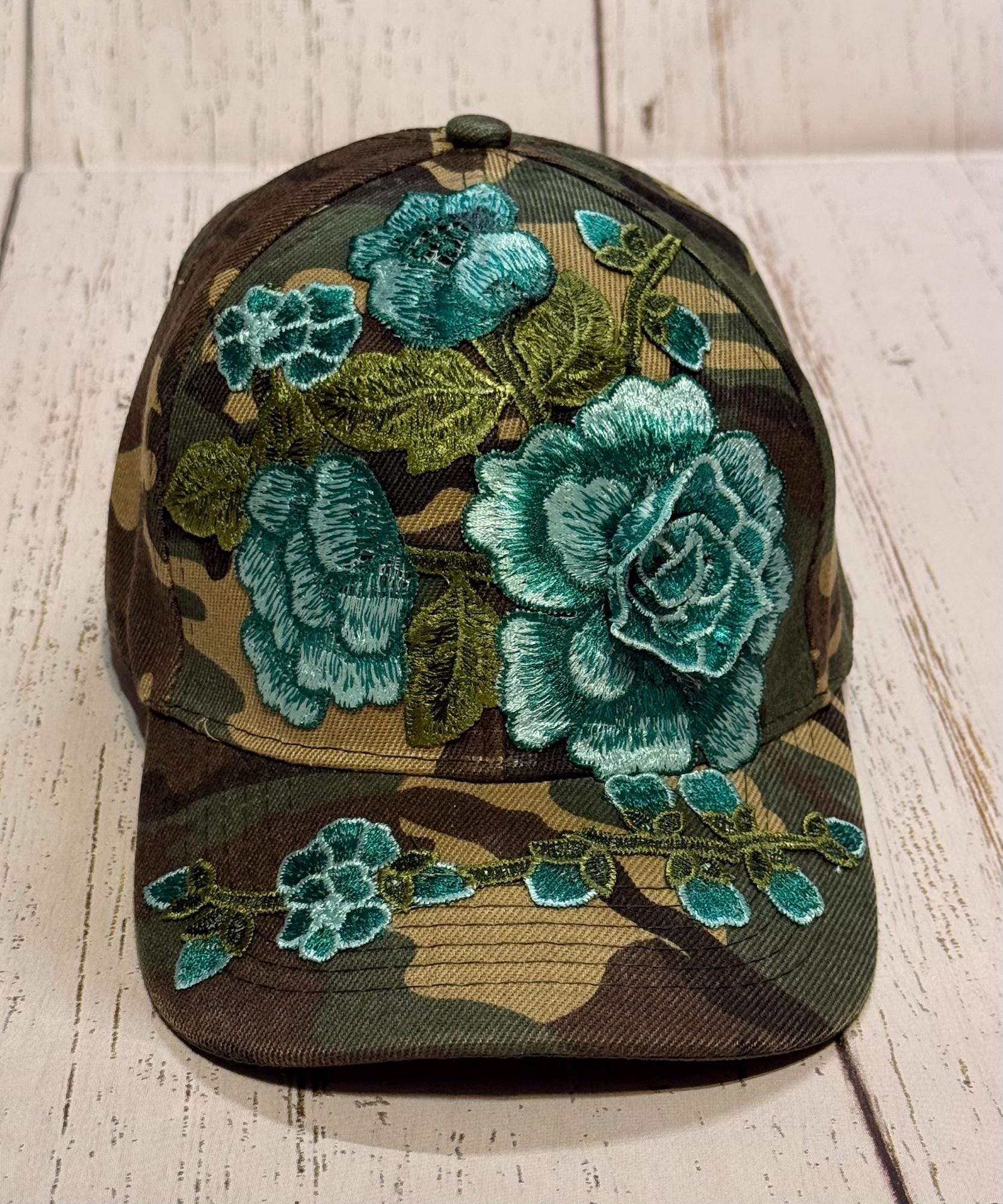 Flower 3D Lace Camouflage Hat, Women's Camo Cap - Etsy