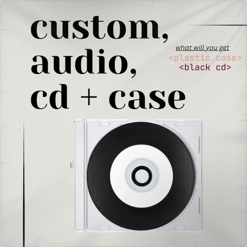Personalized Music Mix CD: Custom Playlist Album Gift - Etsy Canada