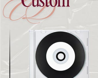 Personalized Music Mix CD: Custom Playlist Album Gift