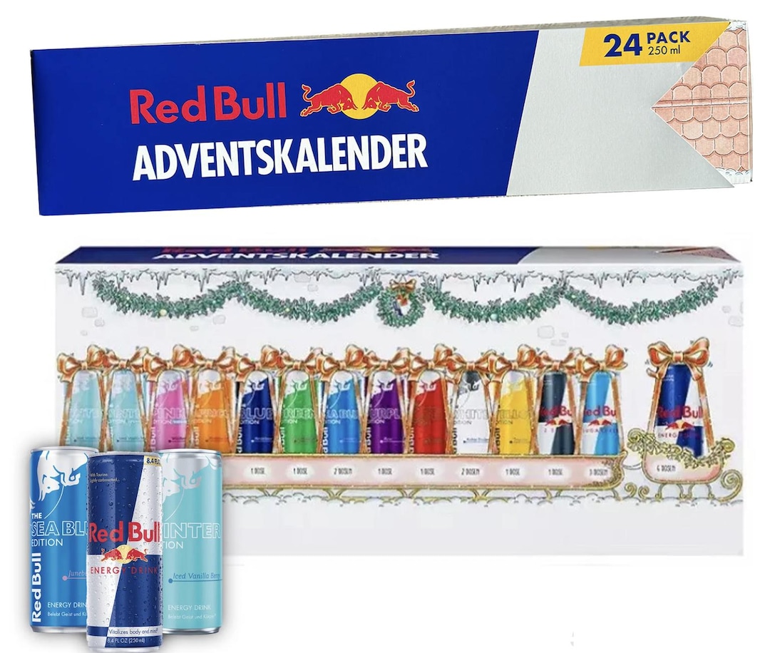 Red Bull Advent Calendar 2024 24 X 0.25L Christmas Edition NEW Etsy