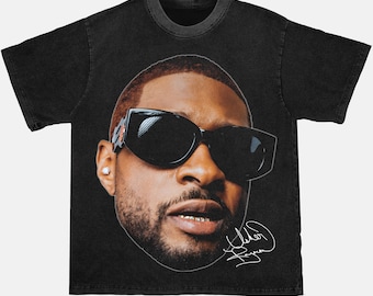 Usher PNG Design, T-Shirt Design Usher PNG Digital, Vintage 90s, Hip Hop, R&B, Retro, Instant Download and Ready to Print.
