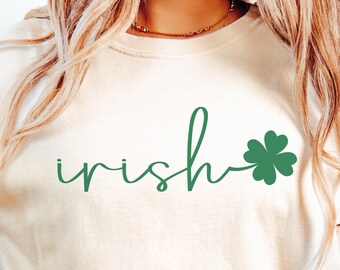 Irish Clover Shirt: Women's St Patrick Day Shirt, Shamrock Shirt, Happy St Patricks Day, St Patrick Sweatshirt, Shenanigans Sweatshirt
