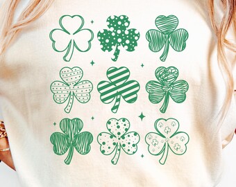 Shamrock Shirt: Women's St Patrick Day Shirt, Shamrock Shirt, Happy St Patricks Day, St Patrick Sweatshirt, Shenanigans Shirt