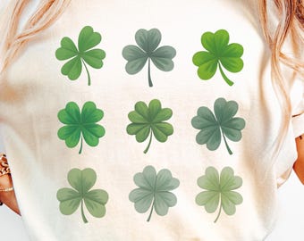 Shamrock Shirt: Women's St Patrick Day Shirt, Shamrock Shirt, Happy St Patricks Day, St Patrick Sweatshirt, Shenanigans Shirt