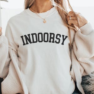 Comfort Colors® Indoorsy Shirt, Homebody Shirt, Introvert Shirt, Indoorsy Sweatshirt, Indoorsy, Cute Gifts for Introverts, Homebody Tee