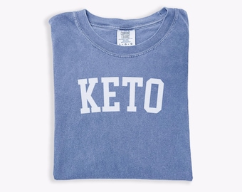 Keto Varsity Tee: Carnivore Diet Gift, Keto Shirt, Carnivore Shirt, BBBE Shirt, Low Carb Life, Ketovore, Carnivore, Meat Eater, Not a Vegan