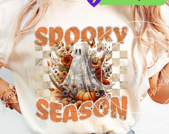 Camiseta de Halloween para mães com estampa de fantasmas PNG (download digital)