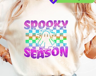 Camiseta de Halloween para mães com estampa de fantasmas PNG (download digital)