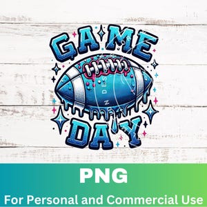 Football Game Day Drip PNG Sublimation Design, Football Drip Sports PNG, Football PNG Digital Design