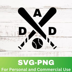 Softball Dad Svg, Softball Png, Softball Clipart Graphic, Softball Shirt Svg, Fathers Day Svg