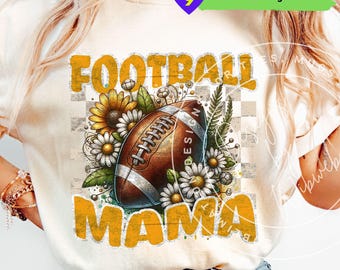 Imagem PNG de Mãe Jogadora de Futebol: Design para Sublimação (Download Digital)
