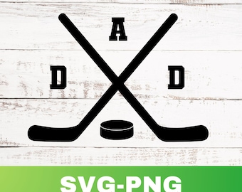Hockey Dad Svg: Hockey Dad Png Clipart Shirt Graphic Cut File (Digital Download)