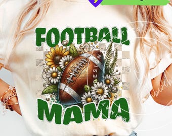 Imagem PNG de "Mamãe Jogadora de Futebol" para sublimação (Download Digital)