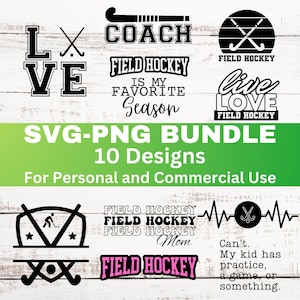 Field Hockey Svg Bundle, Field Hockey Png, Field Hockey Clipart Graphic, Field Hockey Shirt Svg