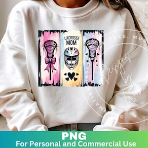 Coquette Lacrosse Mom Sublimation PNG Design, Lacrosse Mom Sports PNG, Lacrosse Coquette PNG Digital Download
