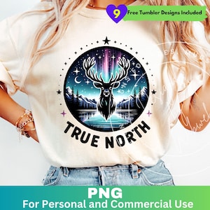 True North VBS Png: Moose Sublimation Design (Digital Download)