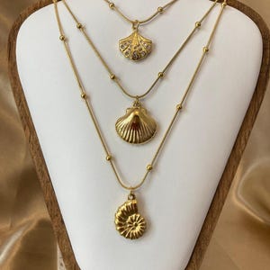 Shell Necklace, Sea Shell Necklace, Ocean Necklace, Summer Necklace, Tiny Shell Necklace, Sea Mermaid Shell Necklace Gift
