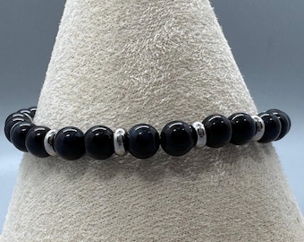 Blue Tigers Eye Bracelet