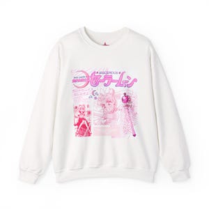 Sudadera de cuello redondo de Sailor Moon / Diseño de anime Sailor Moon