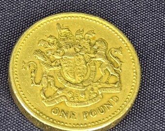 1983 Elizabeth Ii D G REG FD One Pound Coin With Error. - Etsy