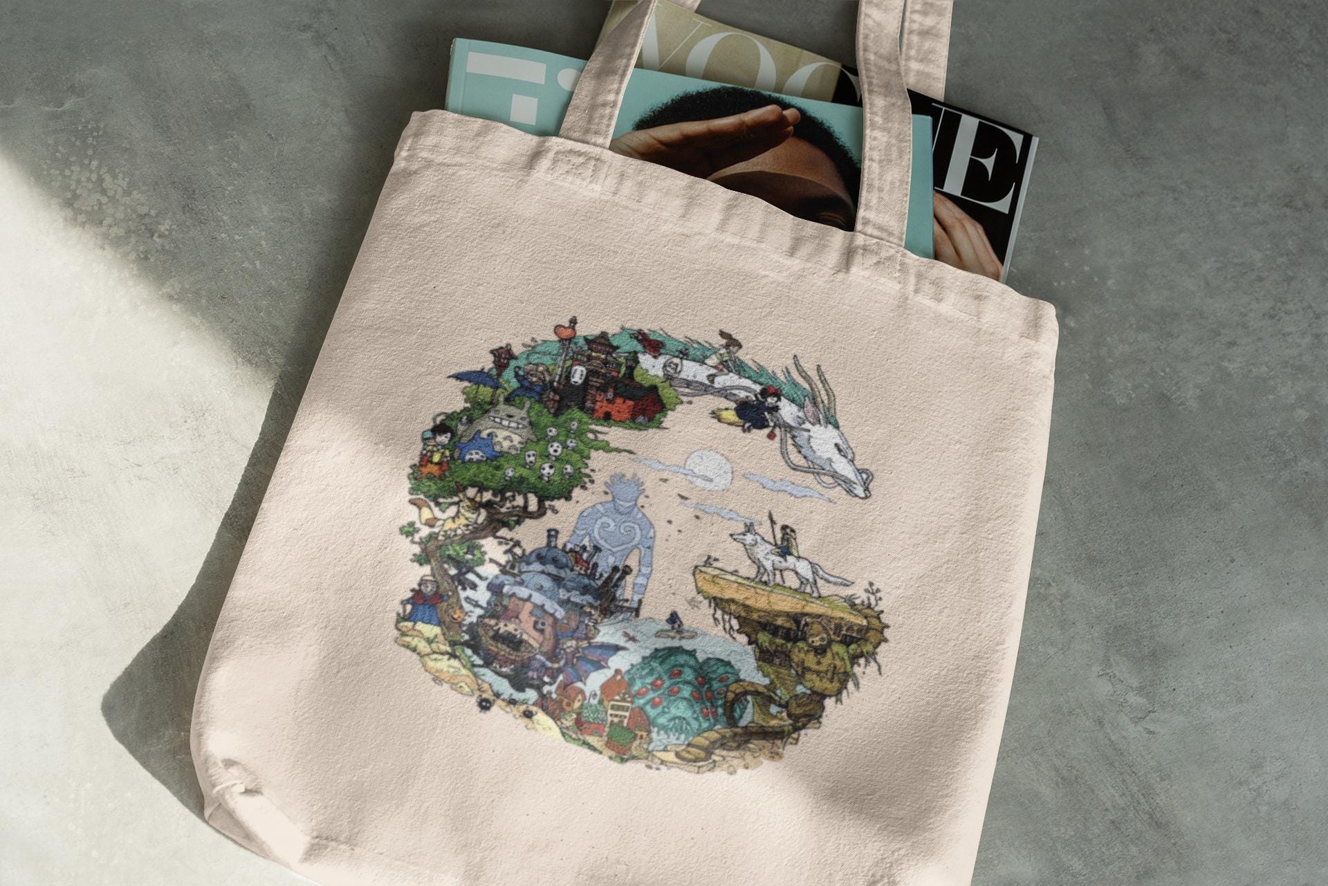 Studio ghibli tote - Etsy 日本