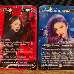 Tarjetas coleccionables de LOONA creadas por fans