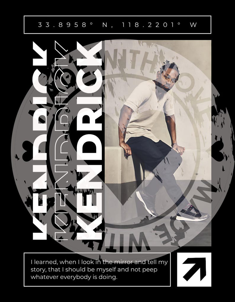 Kendrick Lamar T-shirt Design, PNG, Digital File, Instant Download, GNX ...