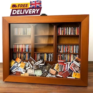 Anxiety Bookshelf shake away your Anxiety Book Lover Gift anxiolytic miniature model bookshelves.