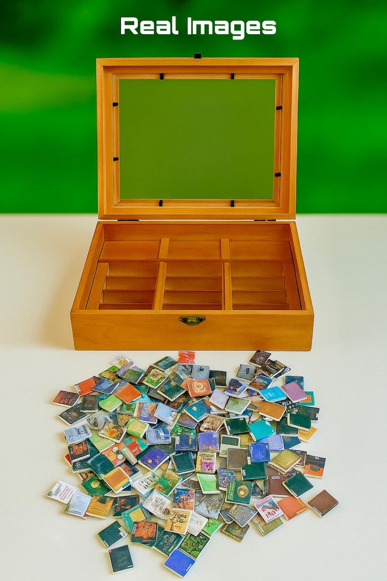 Anxiety Bookshelf shake away your Anxiety Book Lover Gift anxiolytic miniature model bookshelves. immagine 5