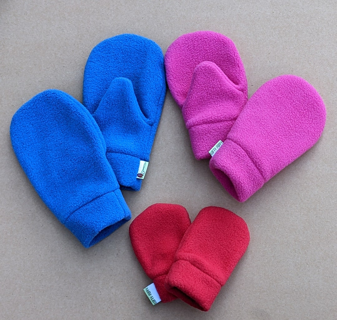 Fleece Mittens for Infants, Toddlers and Kids Etsy