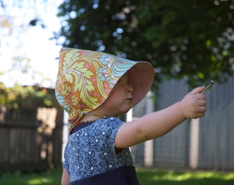 Reversible Sun Bonnet: Adjustable Shade Hat for Baby