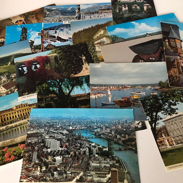 Postcards From Around World Etsy
