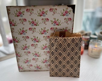 Beautiful Vintage, Mixed Media, Collage Journal / Junk Journal with Ephemera and Surprise Goodies (Fleur Journal)