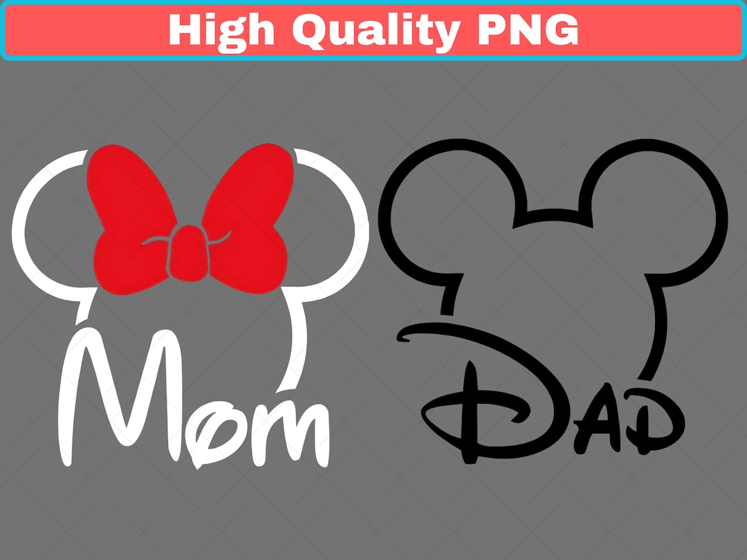 Disney Mom Dad Png File, Disney Family Matching Png, Magical World ...