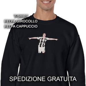 Yildiz Kenan Embroidered Sweatshirt Juventus T-Shirt Juve Gift Del Piero Serie A Players Juventus Hoodie Juventus Embroidered Tshirt